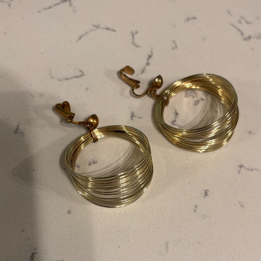 Elegant Gold Hoop Earrings